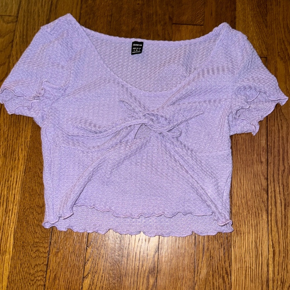 Shein, Size Small, Purple Crop Top.